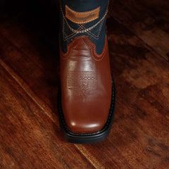 Bota Kids Wrangler Lil Rider Café 001