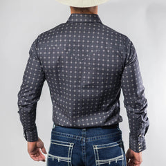 Camisa Platini Modern Fit Est Gris 077