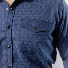Camisa Custer Est Boston Talav Azul 026