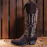 Bota Golden Guns Llamitas Lagarto Print Choco 104