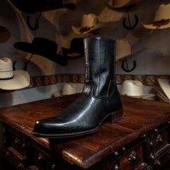 Botin Tejano Cleyton Negro H-78 Oval 063