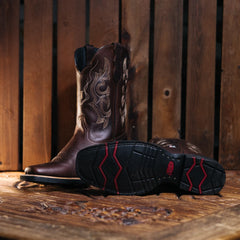 Bota Justin Graso Café 009