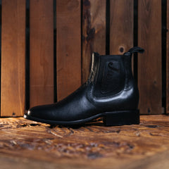 Botin Justin Imperial Negro 014