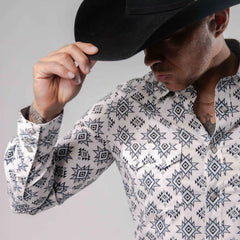 CAM PLATINI MODERN FIT EST AZTEC BLANCO