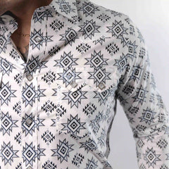 CAM PLATINI MODERN FIT EST AZTEC BLANCO