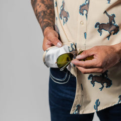 Camisa Rock&Roll MC Performance Est Beige 058