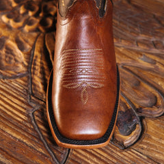Bota Tejano Style Cavalier Chesnut Moka 043