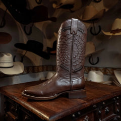 Bota Tejano Cleyton Cafe Roma H-501 068