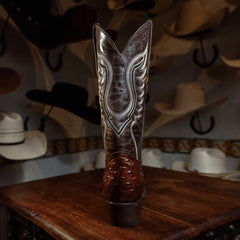 Bota Tejano Joan Ave Print Café 071