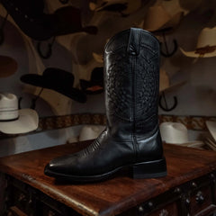 Bota Tejano Roma Cleyton Negro H-501 072