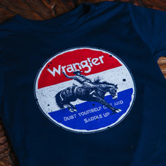 Playera Wrangler KIDS Azul 009