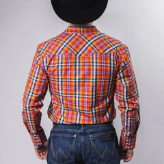 Camisa McAllen Cua Naranja/Azul 053