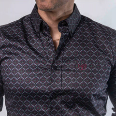 CAM PLATINI MODERN FIT EST NEGRO/GRIS
