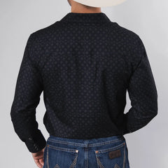 Camisa McAllen Est Rombos Negro 059