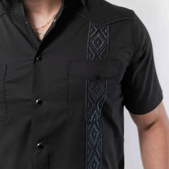 GUAYABERA PLATINI PERFORMANCE BORD NGR