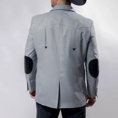 Saco Vaquero Alamo Gris Coderas 029
