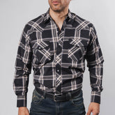 Camisa Hannover Cua Negro/Beige 334