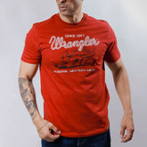 Playera Wrangler Roja Skull 241