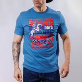 Playera Wrangler Azul/Rojo 243