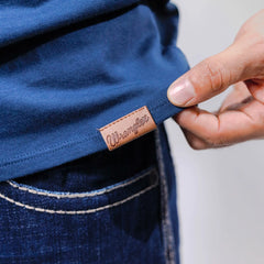 Playera Wrangler Azul/Blanco 244