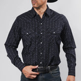 Camisa Hannover Est Punto Negro/Flor 350