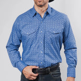 Camisa Hannover Est Azul/Azul 353