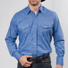 Camisa Hannover Est Azul/Azul 353