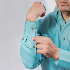 Camisa Wrangler George Strait Lisa Verde Menta 248