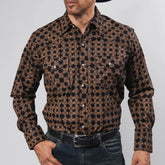 Camisa Hannover Est Negro/Dorado 354