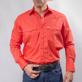 Camisa Cactus Lisa Coral 116