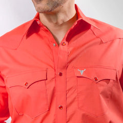Camisa Cactus Lisa Coral 116