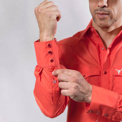 Camisa Cactus Lisa Coral 116