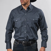 Camisa Hannover Est Oxford/Negro 357