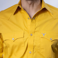 Camisa Cactus Lisa Mostaza 119