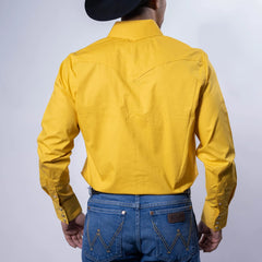 Camisa Cactus Lisa Mostaza 119