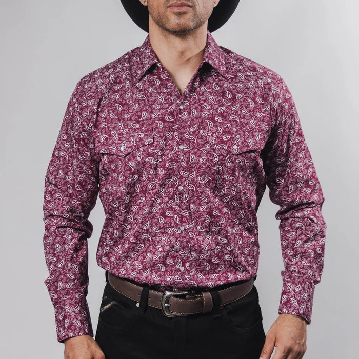 Camisa Hannover Estampada Amibas Rojo/Blanco 366