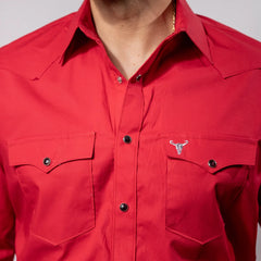 Camisa Cactus Lisa Rojo 123