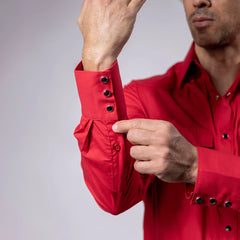 Camisa Cactus Lisa Rojo 123