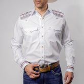 Camisa Cactus Bord Blanca 125