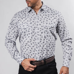Camisa Hannover Est Amibas Blanco/Negro 372