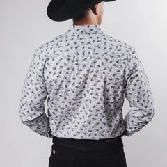 Camisa Hannover Est Amibas Blanco/Negro 372