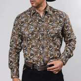 Camisa Hannover Est Amibas Negro/Amarillo 374