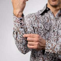 Camisa Cactus Est Amibas Café 128