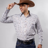 Camisa Cactus Est Floy Hojas Bca 129