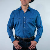 Camisa Custer Est Milan Azul/Blanco 023