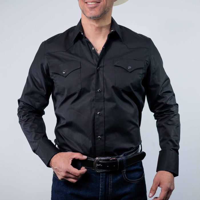 Camisa 1800 West Lisa Negra 029