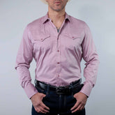 Camisa 1800 West Est Puntos Rosa/Blanco 033