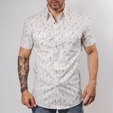 Camisa Rock&Roll MC Est Western Blanco 050