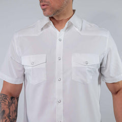 Camisa McAllen MC Performance Blanca 076