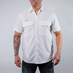 Camisa McAllen MC Pescador Blanca 077